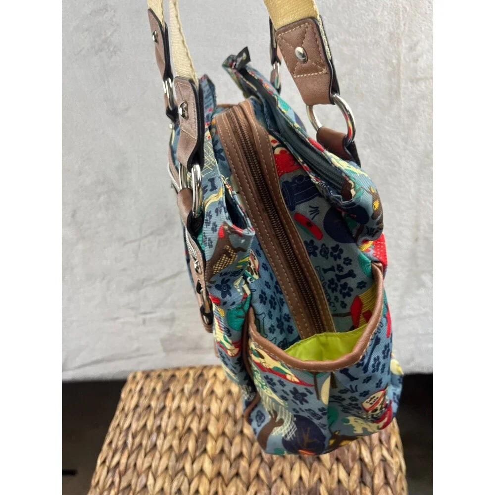 Lily Bloom Bag Medium Dog Print Multicolor